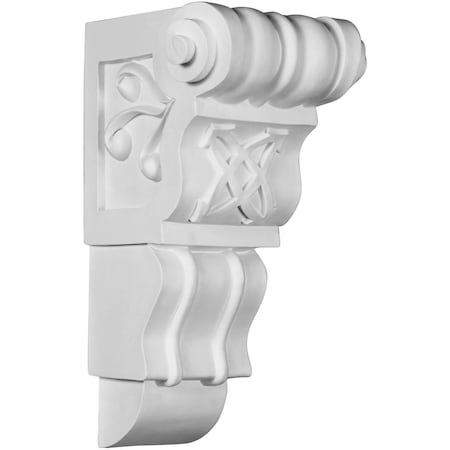 Ekena Millwork 8 3/4"W x 8 3/4"D x 16 3/8"H Colonial Corbel COR09X09X16CO